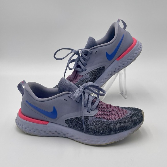 Nike Odyssey‎ React 2 Flyknit AH1016-500 Indigo Haze/Sapphire Women's Size 8 - Picture 1 of 8